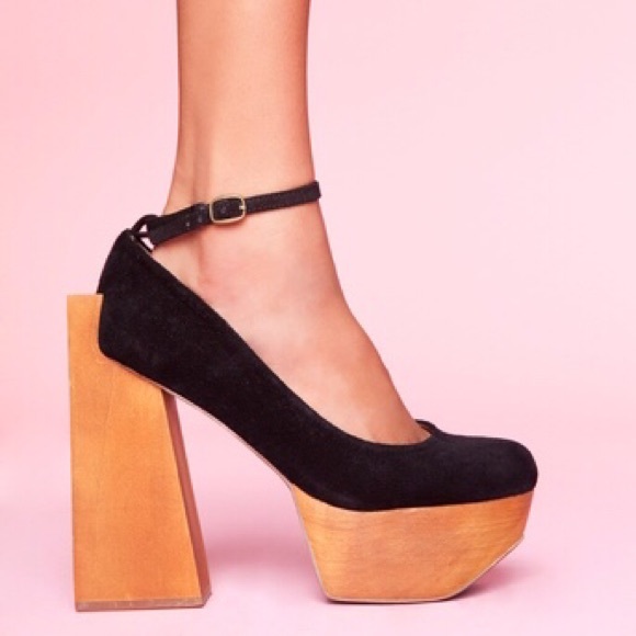Jeffrey Campbell Shoes - Jeffrey Campbell Safety Block Heel Platforms